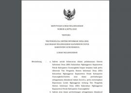 SK Tim Pengelola Sistem Informasi Desa